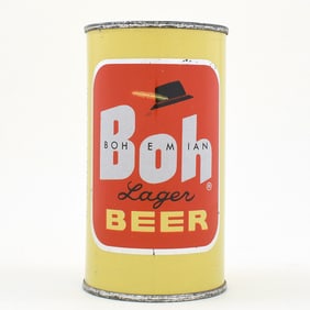 Boh Bohemian Lager Beer Flat Top METALLIC VANITY LID