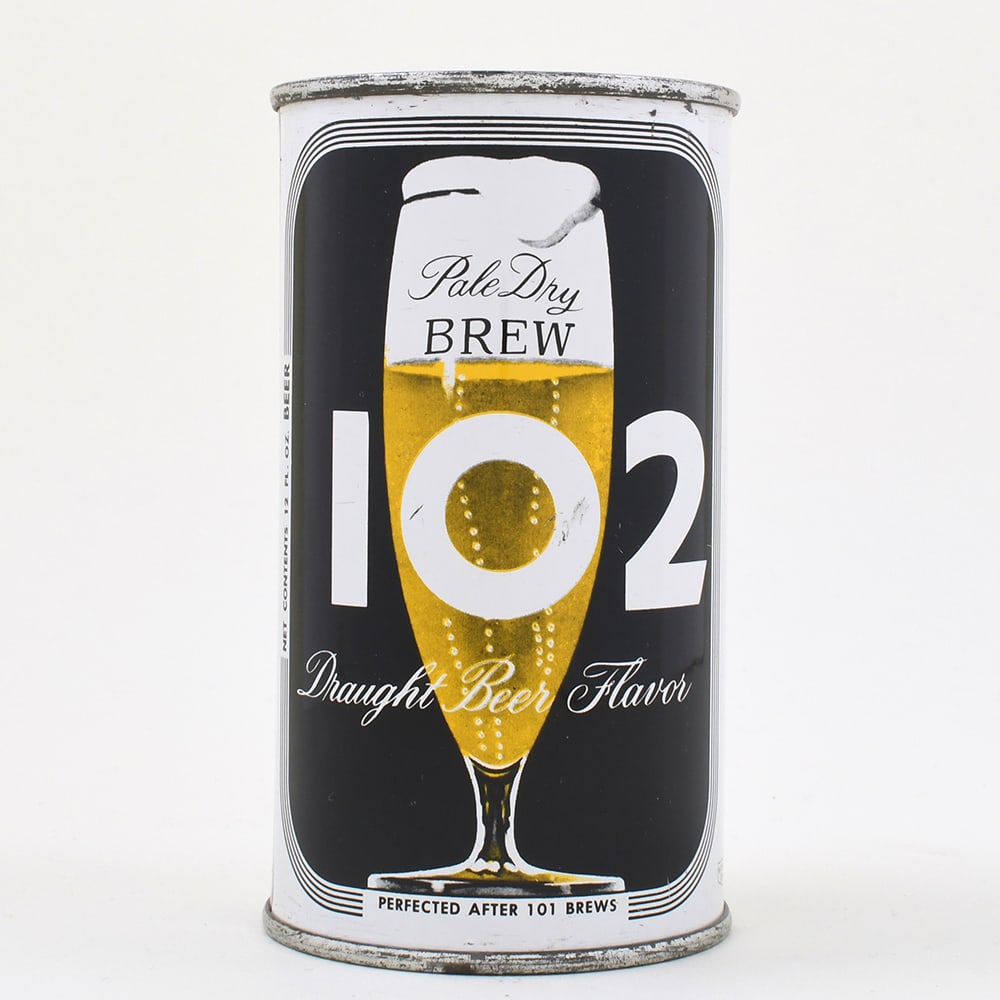 Brew 102 Pale Dry Brew Flat Top MORE SHADING IN BEER L41-36: Reference: USBC L41-36 Business Name: Maier Brewing Co., Los Angeles, California Manufacturer/Plan