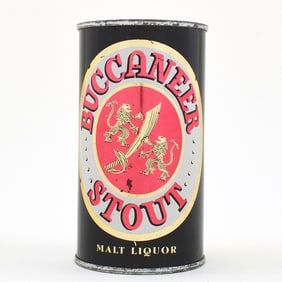 Buccaneer Stout Malt Liquor Flat Top 43-3 RARE CLEAN