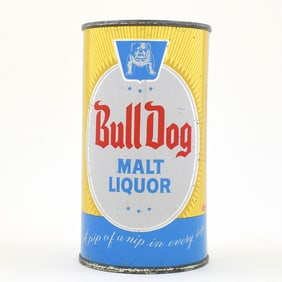 Bull Dog Malt Liquor Flat Top GRACE BROS STOUT LID 45-33
