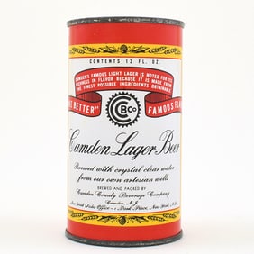 Camden Lager Beer Flat Top 1 PARK PLACE 47-39