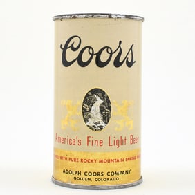 Coors Beer Flat Top NO BANQUET UNLISTED