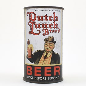 Dutch Lunch Brand Beer Instructional Flat Top 57-29 OI 212