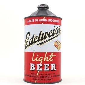 Edelweiss Light Beer Quart Cone Top IRTP 207-13