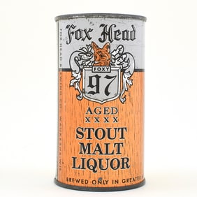 Fox Head 97 Stout Malt Liquor Flat Top 66-19