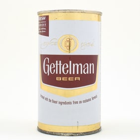 Gettelman Beer Flat Top DRAFT FRESH 69-25