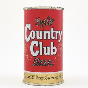 Goetz Country Club Beer Flat Top 95 YEARS 51-35