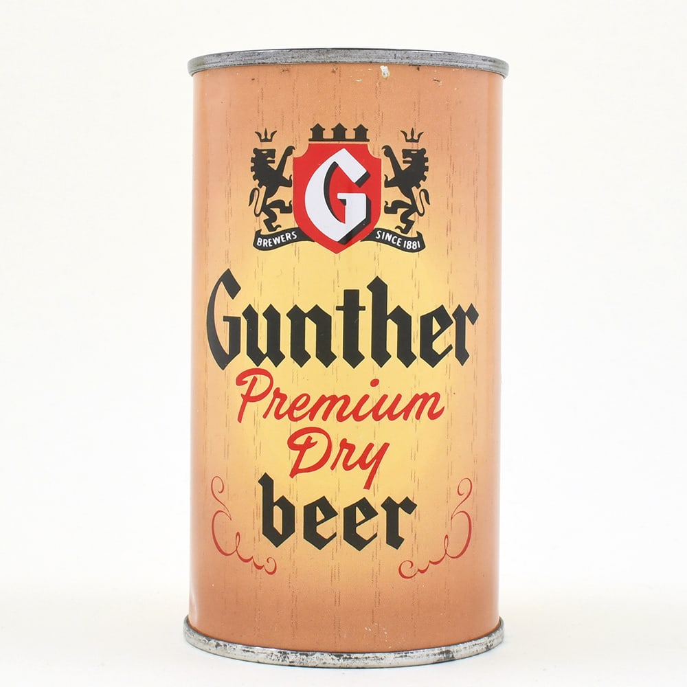 Gunther Premium Dry Beer Flat Top 78-26 (1 of 6)