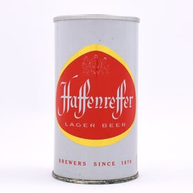 Haffenreffer Lager Beer ZIP Top 72-1 NARRAGANSETT TOUGH