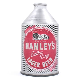 Hanleys Extra Dry Lager Beer Crowntainer 195-14 EXCEPTIONAL