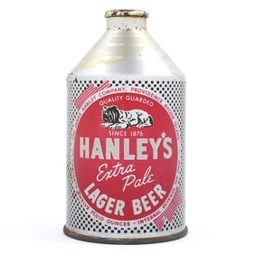 Hanleys EXTRA PALE Lager Beer Crowntainer 195-15 RARE