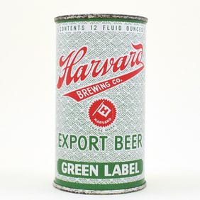 Harvard Green Label Export Beer Flat Top 80-37
