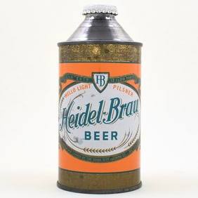 Heidel-Brau Mello Light Pilsner Beer Cone Top 168-22