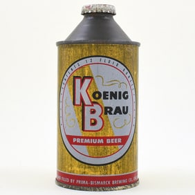 Koenig Brau Premium Beer Cone Top NON-IRTP UNLISTED