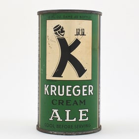Krueger Cream Ale Instructional Flat Top SM OPENER 89-27 OI 465