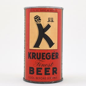 Krueger Finest Beer Instructional Flat Top 90-8 OI 483