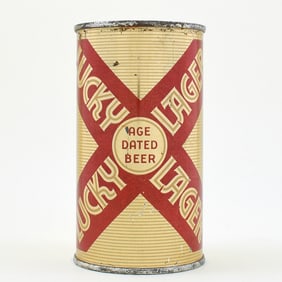 Lucky Lager Age Dated Beer Flat Top 93-17