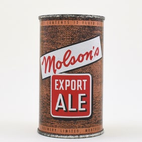 Molson's Export Ale Canadian Flat Top SUPERB