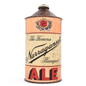 Narragansett Banquet Ale Quart Cone Top 215-3 SCARCE
