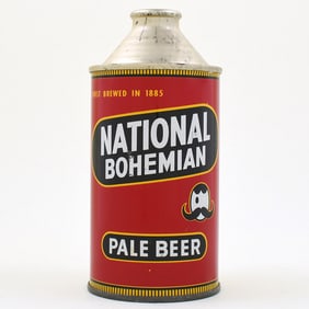 National Bohemian Pale Beer Cone Top NON-IRTP 175-8 SHARP
