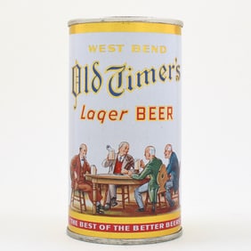 Old Timers Lager Beer Flat Top LIGHT BLUE 108-30