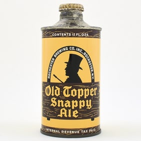 Old Topper Snappy Ale Cone Top 178-6