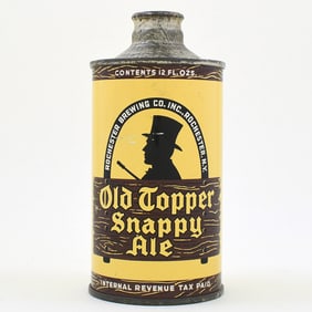 Old Topper Snappy Ale Cone Top 178-6
