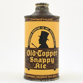 Old Topper Snappy Ale Cone Top 178-7