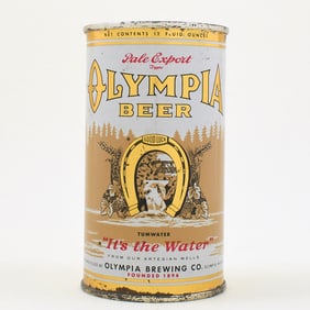 Olympia Pale Export Beer Flat Top 109-7