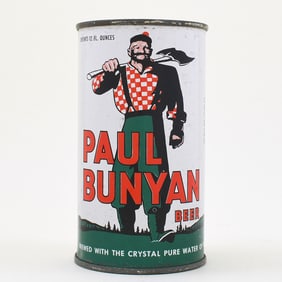 Paul Bunyan Beer Flat Top COUNTRY DIV UNLISTED w/Burlington