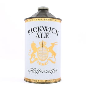 Haffenreffer Pickwick Ale Quart Cone Top SCARCE MINTY