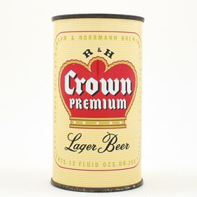 R and H Crown Beer Flat Top 123-1