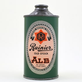 Rainier Old Stock Ale Cone Top 180-4