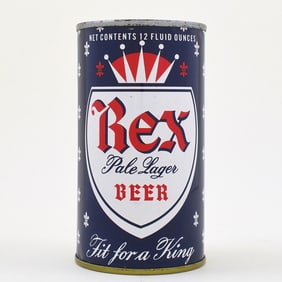 Rex Pale Lager Beer Flat Top 122-33