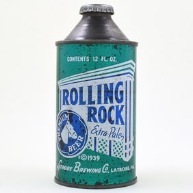 Rolling Rock Extra Pale Cone Top 182-8