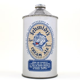 Schmidts Tiger Brand Cream Ale Quart Cone Top 218-18