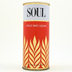Soul Stout Malt Liquor 16 Ounce Fan Tab 167-28