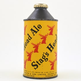 Stags Head Ale Canadian Cone Top