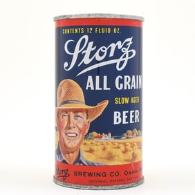 Storz All Grain Beer 1930s Flat Top FARMER EXCEPTIONAL