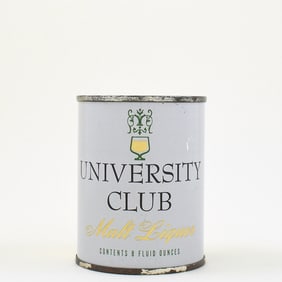 University Club Malt Liquor 8 Ounce Flat Top 242-23