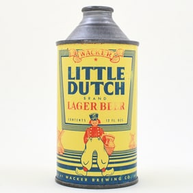 Wacker Little Dutch Lager Beer Cone Top 188-21