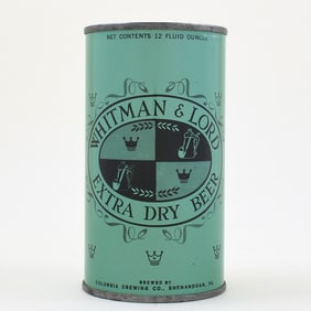 Whitman and Lord Extra Dry Beer Flat Top 145-20