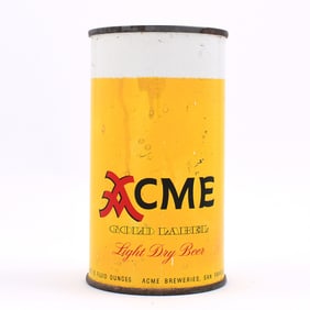 Acme Gold Label Pale Dry Beer Flat Top SAN FRAN 29-13