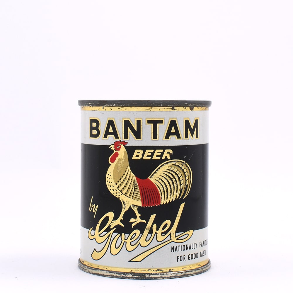 Bantam Beer by Goebel 8 Ounce Flat Top NO LIFE DETROIT 241-17: Reference: USBC 241-17 Business Name: Goebel Brewing Co., Detroit, Michigan Manufact