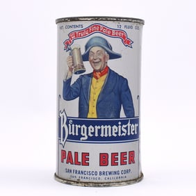Burgermeister Pale Beer Flat Top ENAMEL 46-33