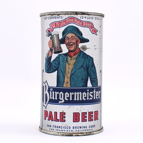 Burgermeister Pale Beer Flat Top SEMI METALLIC L46-32