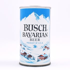 Busch Bavarian Beer Zip Top 5 CITIES UNLISTED L52-39