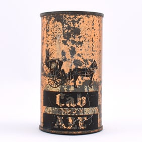 Cab Cream Ale Flat Top RARE GOLD TRIM 47-34