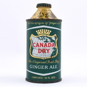 Canada Dry Ginger Ale Soda Cone Top