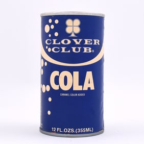 Clover Club Cola Paper Label Soda Pull Tab
